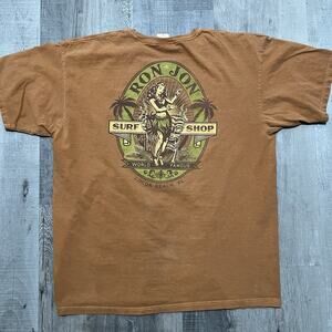 Vintage Ron Jon Surf Shop Orange Cocoa Beach Florida Surfing T Shirt
